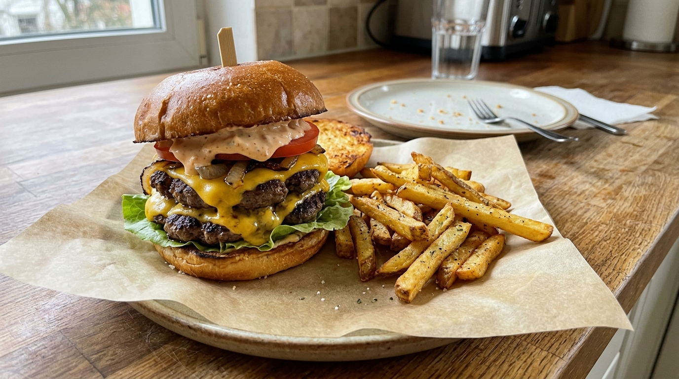 Our Version of Double-Double Burger